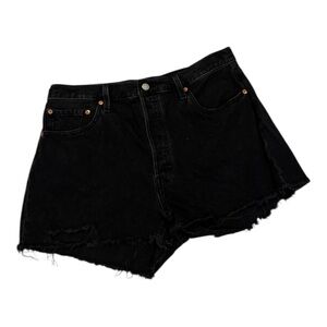 Levi's Black Jean Shorts‎